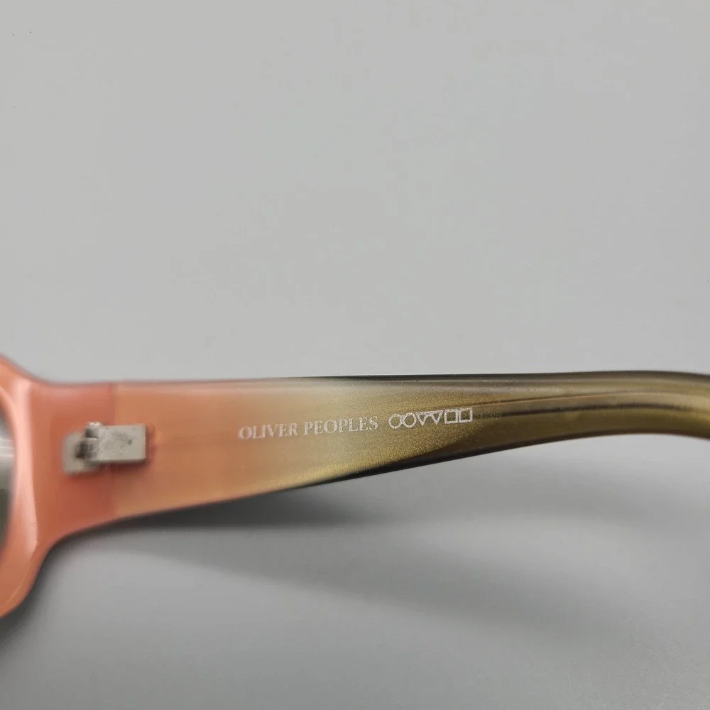Oliver Peoples Kali Sunglasses Brown Peach Woodgrain Butterfly 64 15 110 OTPI